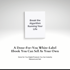 Break the Algorithm Running Your Life