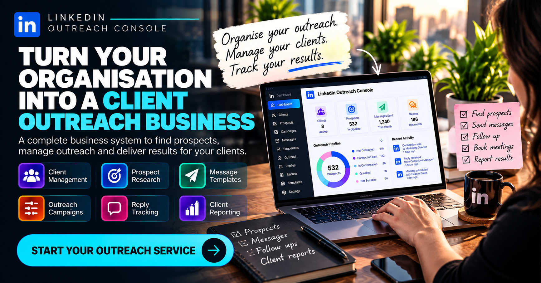 LinkedIn Outreach Console Blueprint
