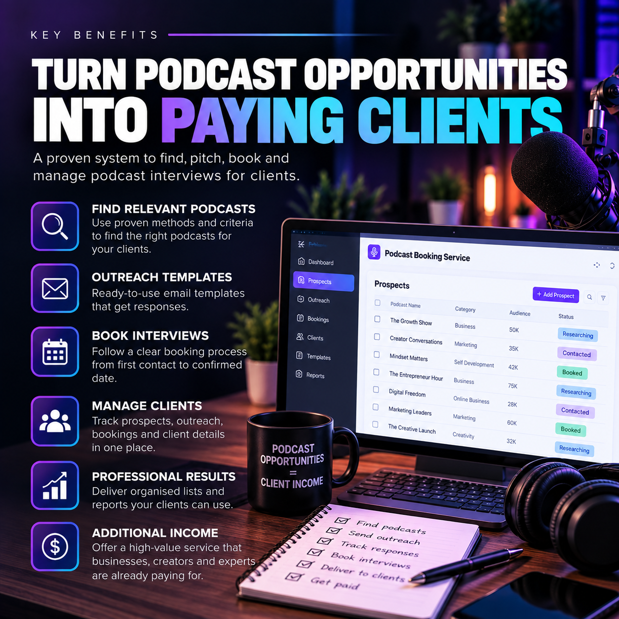 Podcast Booking Service Operating System - Image 4